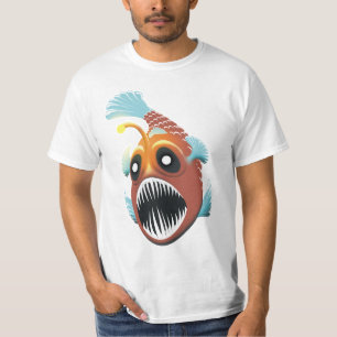 Camiseta Peixes do mar profundo