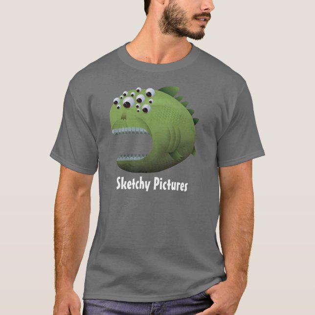 Camiseta Peixes do mutante (Frente)