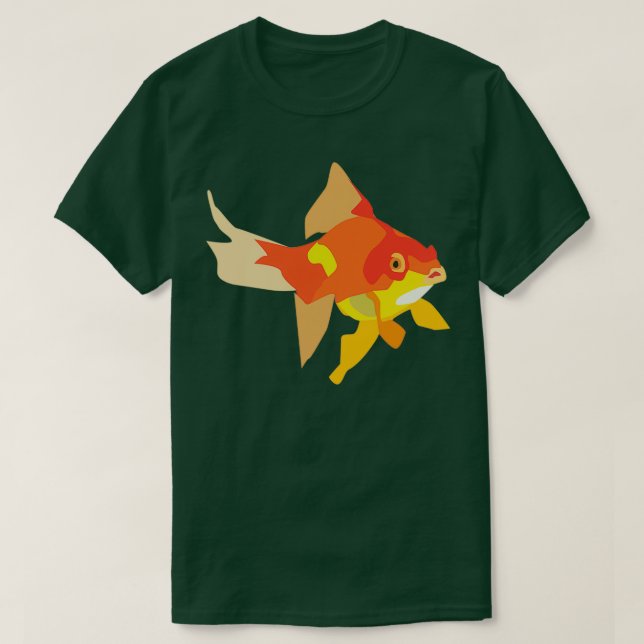 Camiseta Peixes-do-ouro 27 (Frente do Design)