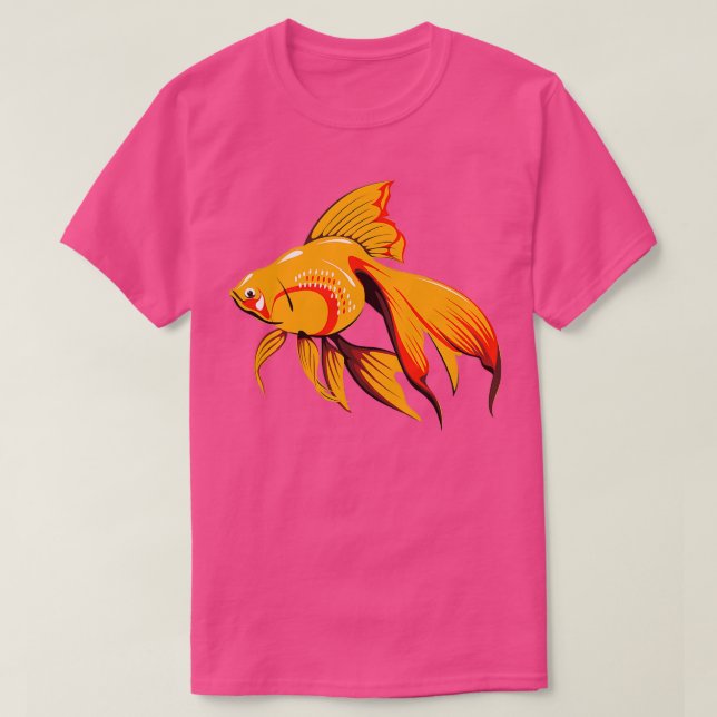 Camiseta Peixes-do-ouro 39 (Frente do Design)