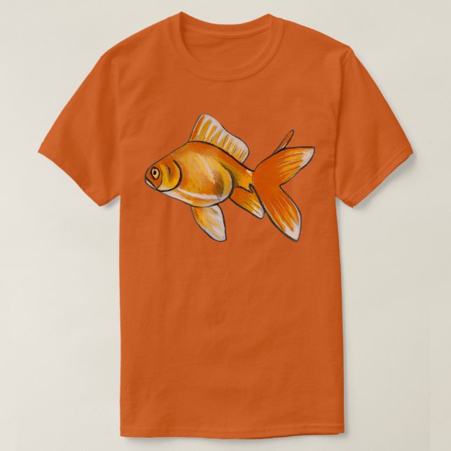 Camiseta Peixes-do-ouro 40 (Frente do Design)
