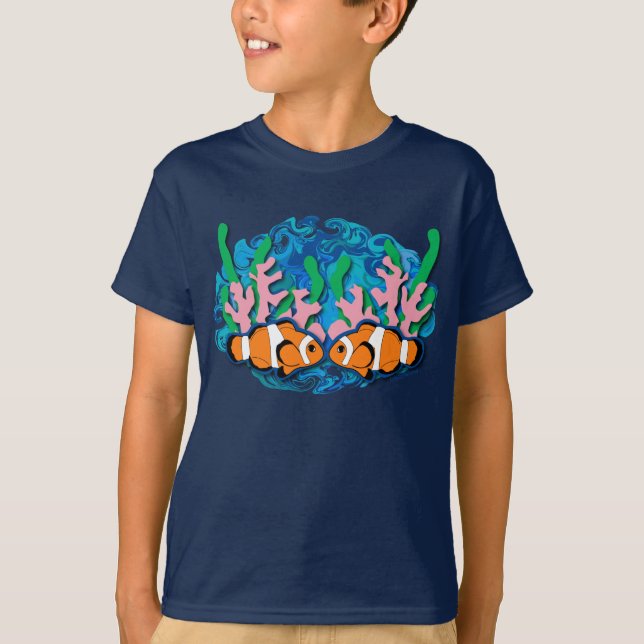 Camiseta Peixes do palhaço (Frente)