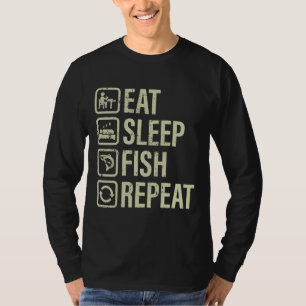Camiseta Peixes Do Sono Repetem Pesca É O Meu Hobby Pescend
