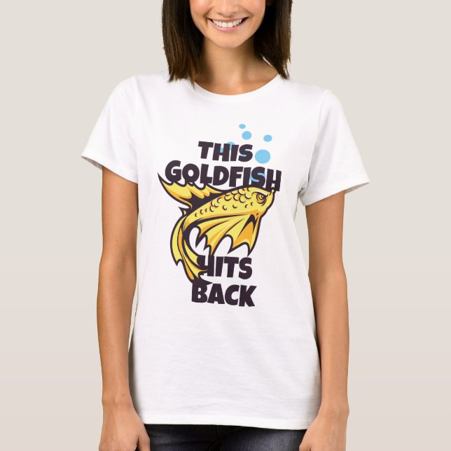 Camiseta Peixes dourados (Frente)