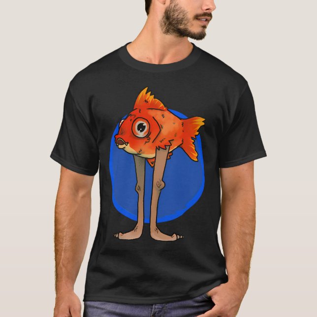 Camiseta Peixes Dourados a Caminhar (Frente)