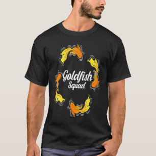 Camiseta Peixes Dourados Esquadrão Aquarismo Dizendo Peixe