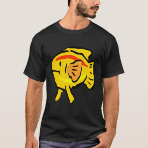 Camiseta Peixes Dourados Peixes Artísticos Koi Carpa
