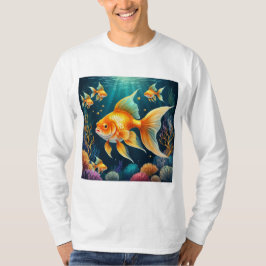 Camiseta Peixes Dourados submarinos