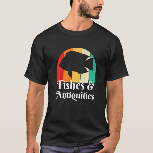 Camiseta Peixes e Antiguidades (Frente)