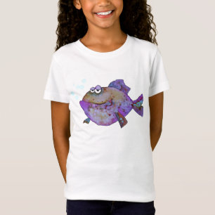 Camiseta Peixes e bolhas