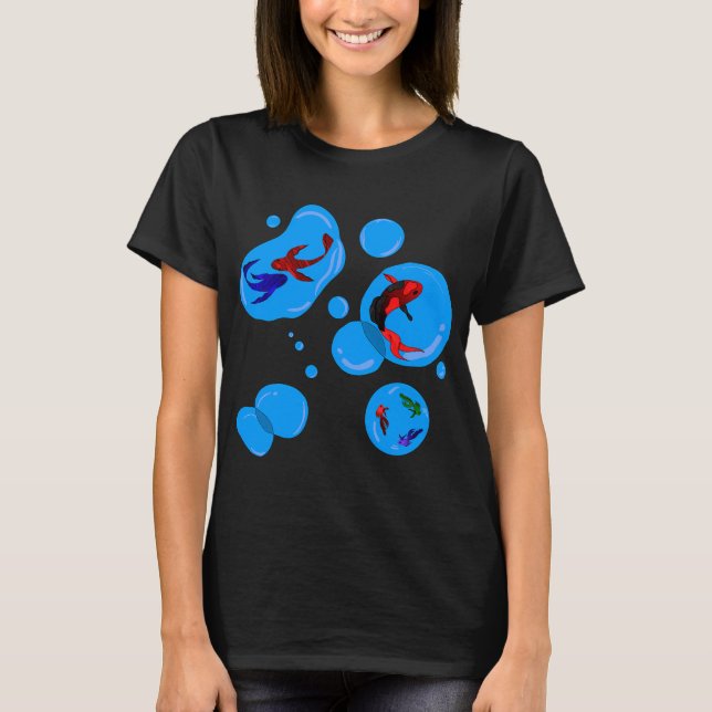 Camiseta Peixes e Bolhas (Frente)