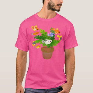 Camiseta Peixes E Plantas De Água Fresca - Plantas