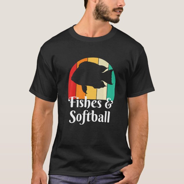 Camiseta Peixes E Softbol (Frente)