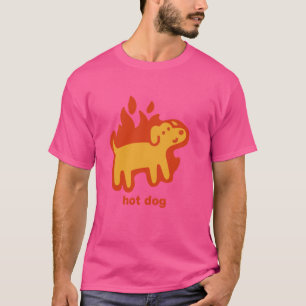 Camiseta Peixes e Torres Engraçados Cachorros Quentes Conhe