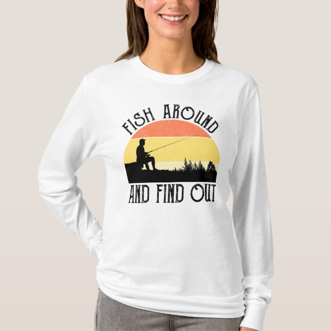 Camiseta Peixes Em Volta E Descubra (Frente)