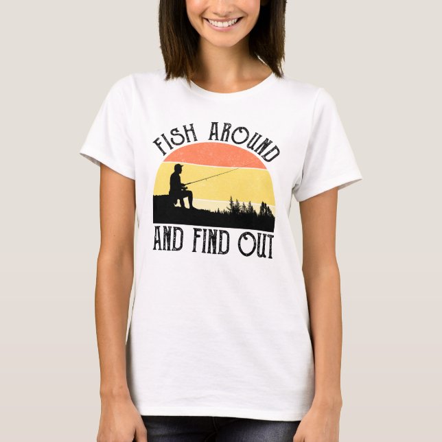 Camiseta Peixes Em Volta E Descubra (Frente)