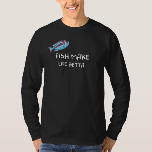 Camiseta Peixes Fazem Vida Betta