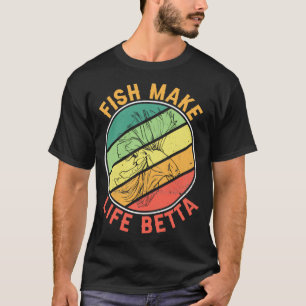 Camiseta Peixes Fazem Vida Betta Aquarista Presente 4