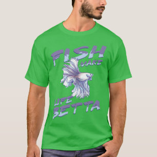 Camiseta Peixes Fazem Vida Betta Goldfish Aquarium Aquarist