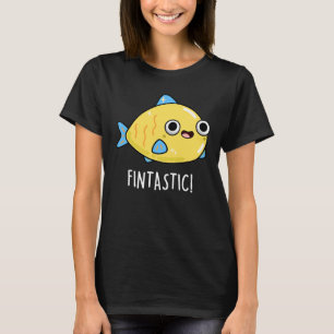 Camiseta Peixes Fintásticos Engraçados Escuros BG
