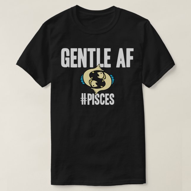 Camiseta Peixes Gentle AF (Frente do Design)