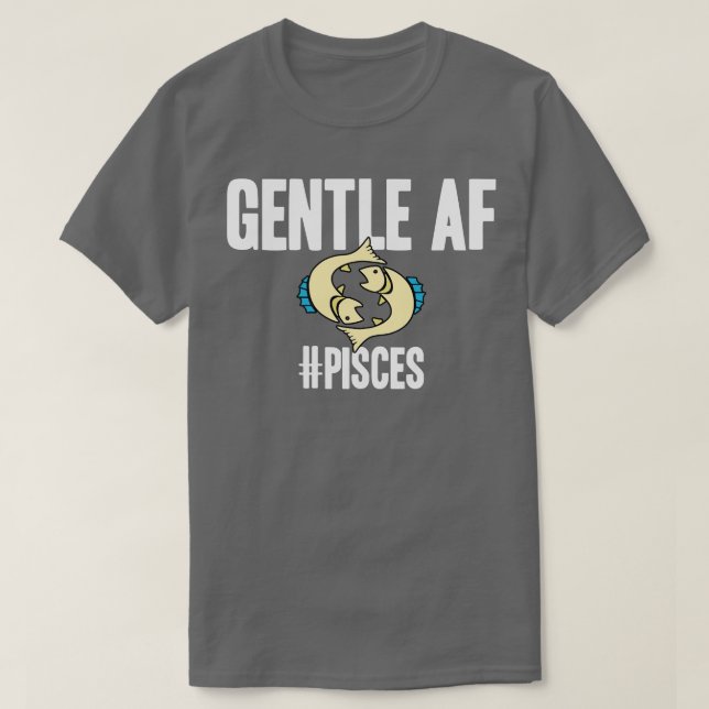 Camiseta Peixes Gentle AF (Frente do Design)