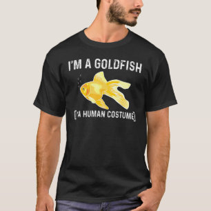 Camiseta Peixes Goldfish Para Homens Peixes Dourados De Aqu