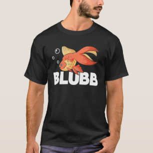 Camiseta Peixes-Goldfish Submarinos Blubb Peixes Aquarista