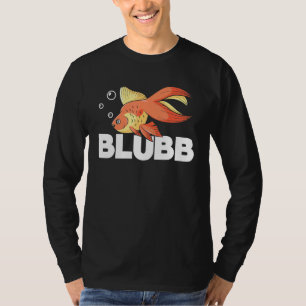 Camiseta Peixes-Goldfish Submarinos Blubb Peixes Aquarista