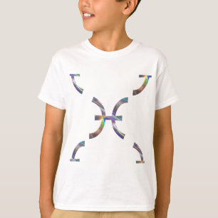 Camiseta peixes hologramas