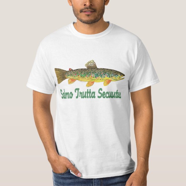 Camiseta Peixes Humorísticos, Pesca, Pesca De Voo (Frente)
