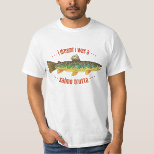 Camiseta Peixes Humorosos de Trutas Brook, Pesca