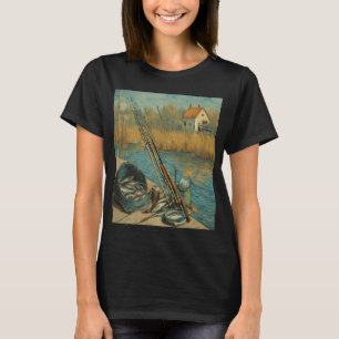 Camiseta Peixes Koi de Peixes Kawaii Chibi - Coleção Zodíac