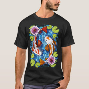 Camiseta Peixes Koi Japoneses