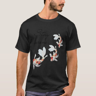 Camiseta Peixes koi, mantenham-se serenos