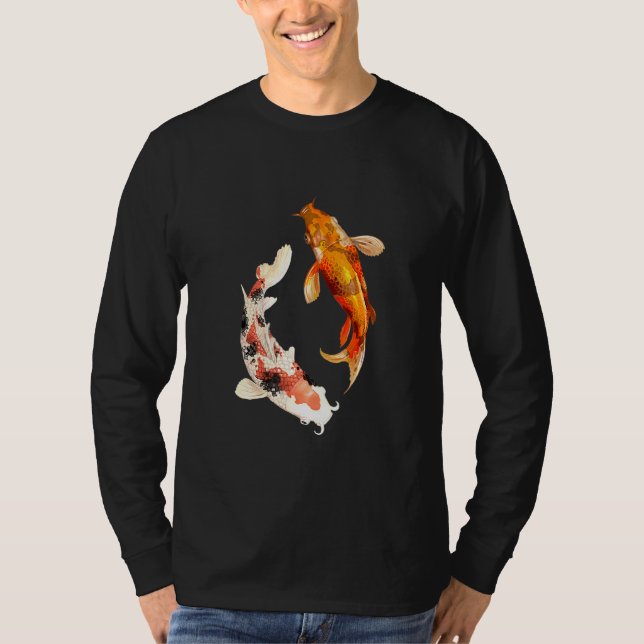 Camiseta Peixes Koi No Pond (Frente)