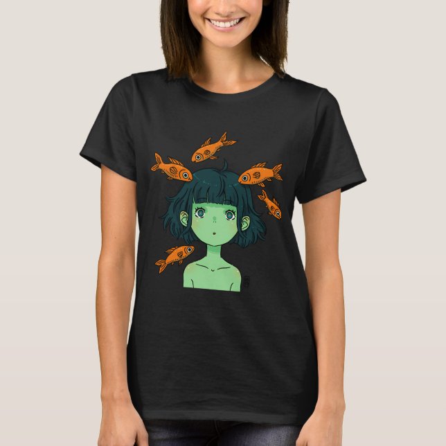 Camiseta Peixes laranja (Frente)