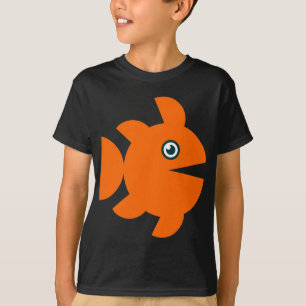 Camiseta Peixes - laranja