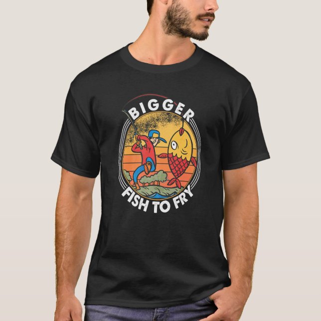 Camiseta Peixes Maiores Para Fritar  Pesca  Pescadores    1 (Frente)