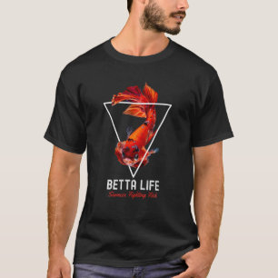 Camiseta Peixes Mais Vivos Do Que Os Peixes-Vida Aquarium L