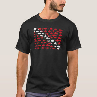 Camiseta Peixes mergulham para peixes de mergulhador