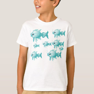 Camiseta Peixes nadadores personalizados