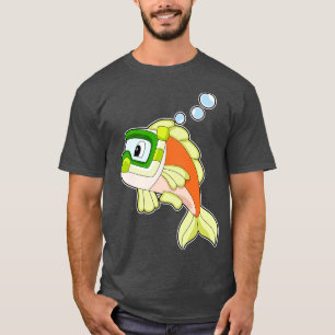 Camiseta Peixes Nadando Snorkel