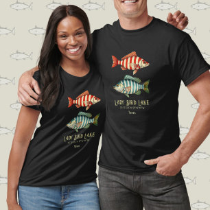 Camiseta Peixes náuticos do Lago Lady Bird