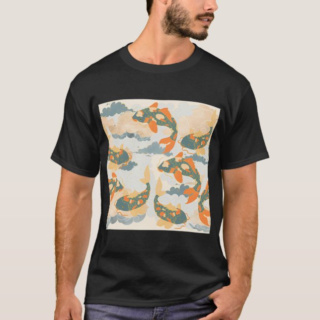Camiseta Peixes no céu...... (Frente)