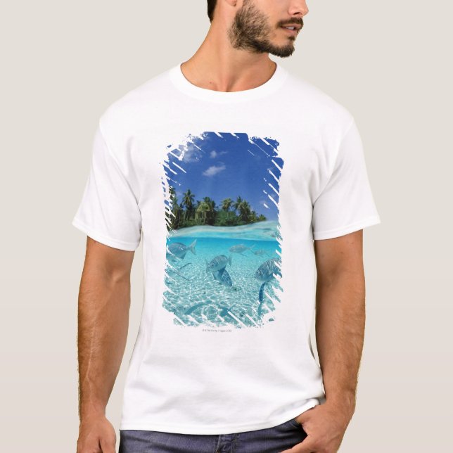 Camiseta Peixes no mar (Frente)