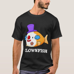 Camiseta Peixes-Palhaços Piadas de Animais e Peixes Engraça