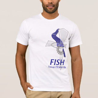 Camiseta PEIXES = para sempre eu servir-o-&z