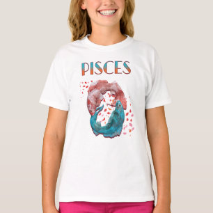 Camiseta Peixes Peixes Zodíaco Horóscopo Signo de Água Astr