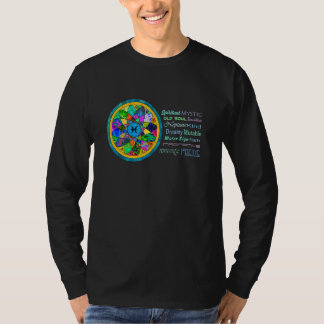 Camiseta Peixes Personalidades astrológicas Mandala